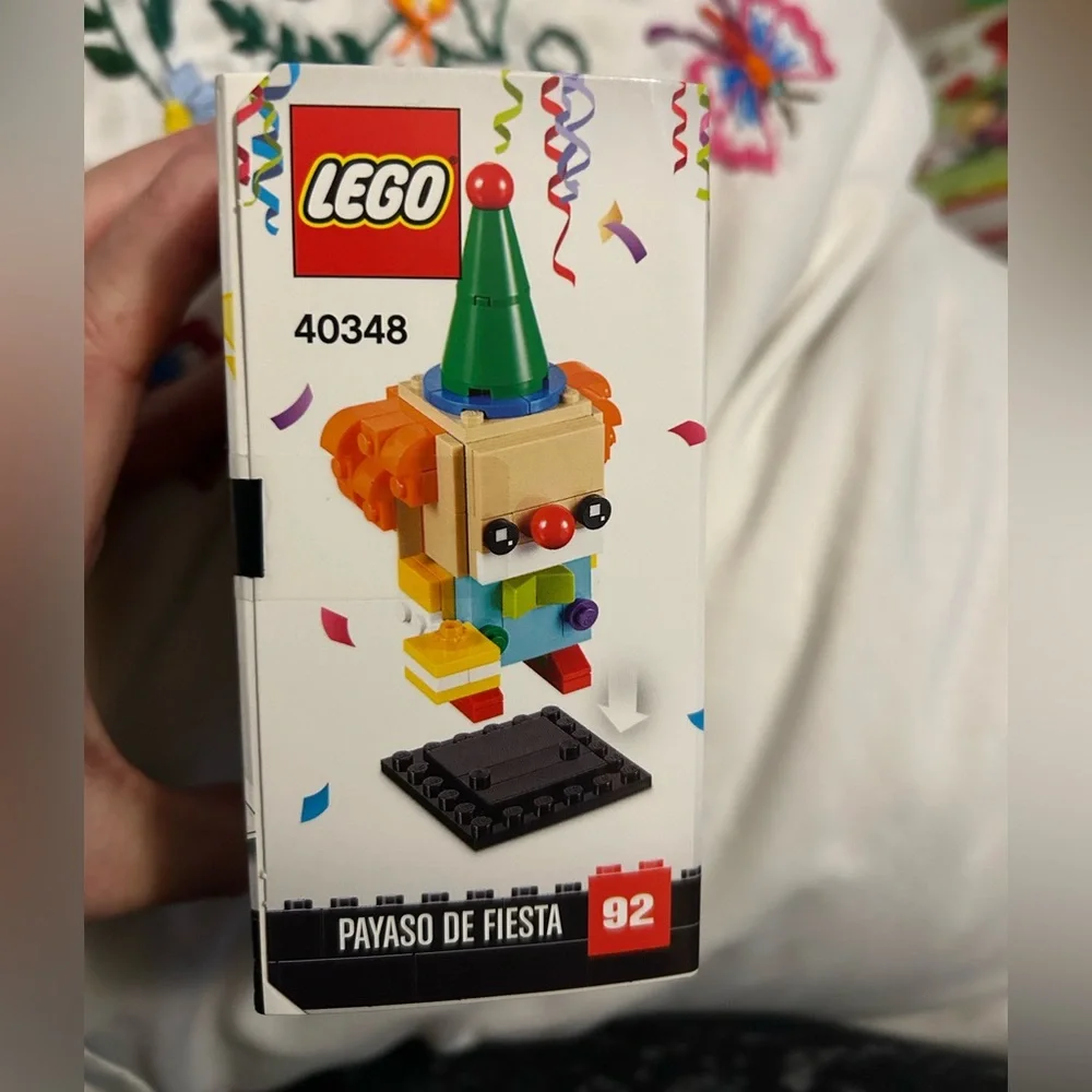 New, retired LEGO BrickHeadz Birthday Clown Building Set 40348